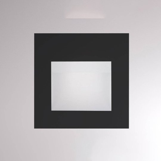 LED-seinäuppovalaisin Pan, musta