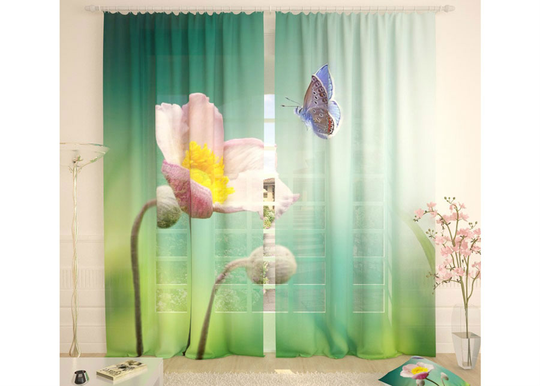 Tylliverho Flower and Butterfly 400x260 cm