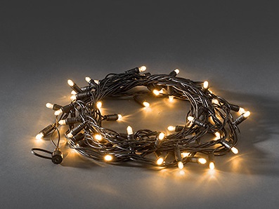 Tilläggsslinga 50 LED (musta)