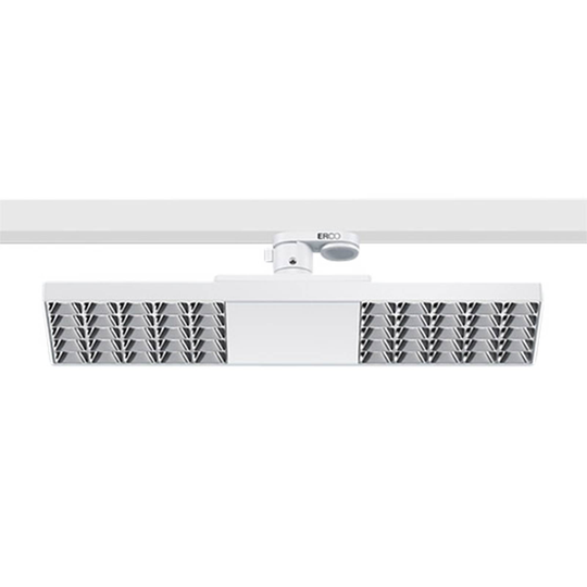 ERCO Jilly 230V 15W oval wide 840 valkoinen/hopea