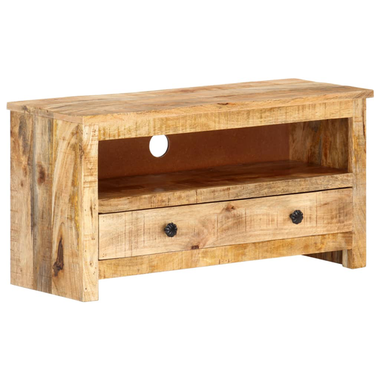 vidaXL TV-taso 79x30x40 cm karkea mangopuu
