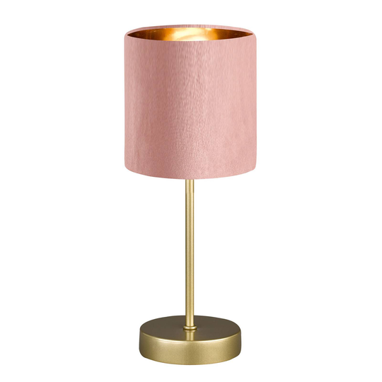 Pöytälamppu Aura, kulta, vaaleanpunainen/kulta