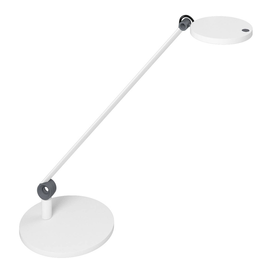 LED-pöytävalo PARA.MI MFTL 102R pyöreä, vaalea 930