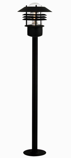 Vejers bollard (musta)