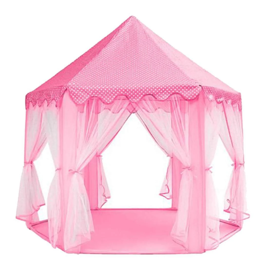 Leikkiteltta, 140 x 135 cm - Pinkki