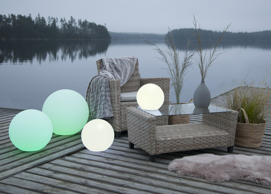 Dekoratiivinen puutarhavalaisin TWILIGHTS Ø25 cm