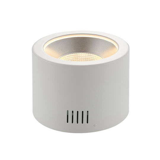 Arcchio Liddy -LED-alasvalo, valkoinen, Ø 17,7 cm