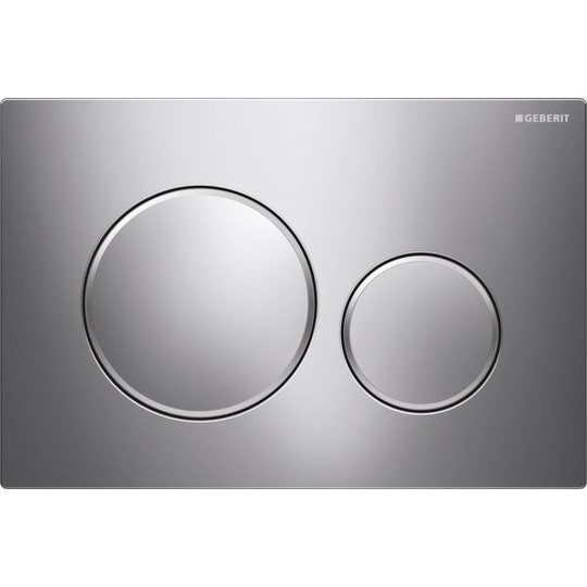 Geberit Sigma 20 Huuhtelulevy kaksoishuuhtelu Kromi