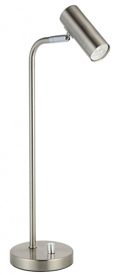 desk lamp LED w. dimmer (Harjattu teräs)