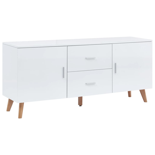 vidaXL Senkki 160x40x70 cm MDF valkoinen