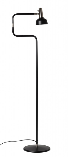 Ray nickel floor light (musta)