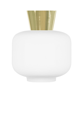 Ritz ceiling light opal (Brass / Kulta)