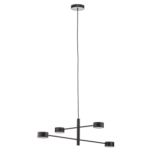 LED-riippuvalaisin Clyde, nelilamppuinen