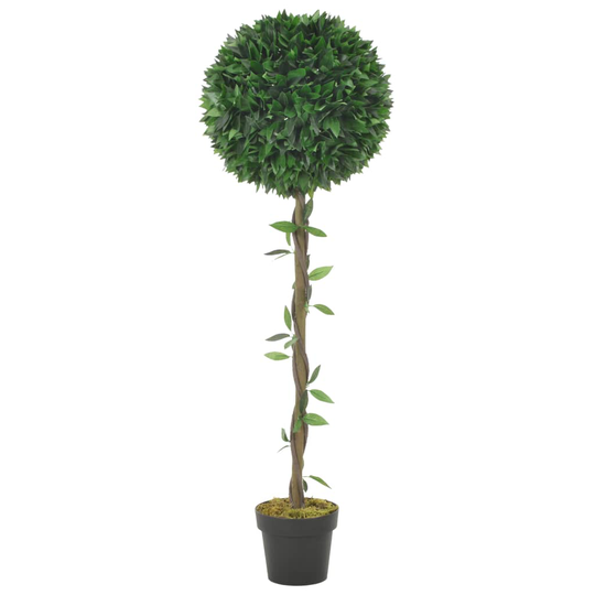 vidaXL Tekokasvi ruukulla laakeripuu vihreä 130 cm