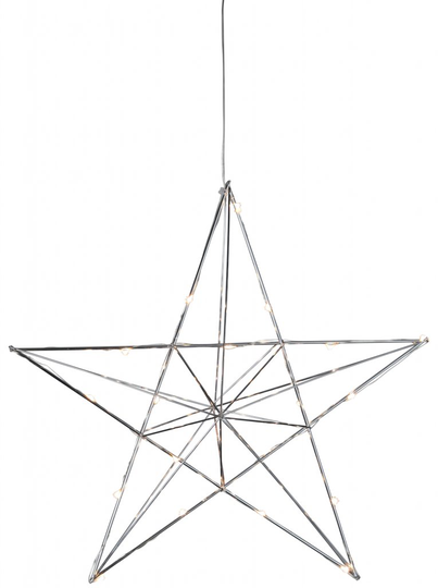 Line metal star chrome LED (Kromattu / kiillotettu)