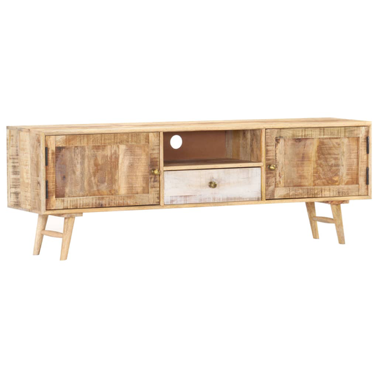 vidaXL TV-taso 140x30x45 cm täysi mangopuu