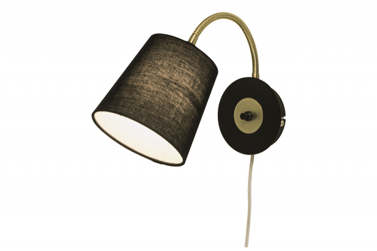 Ljusdal wall lamp (musta)