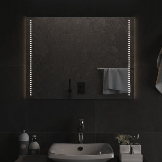 vidaXL Kylpyhuoneen LED-peili 60x80 cm