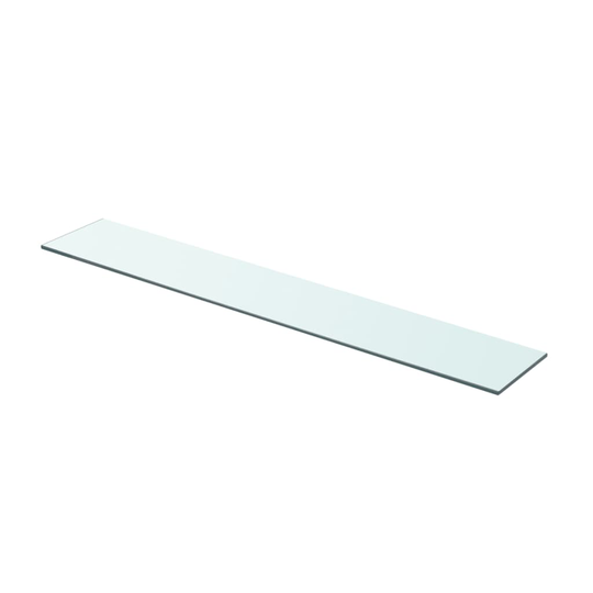 vidaXL Hyllypaneeli Kirkas lasi 80x12 cm