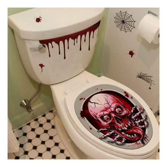WC-koriste Pääkallolla - Halloween
