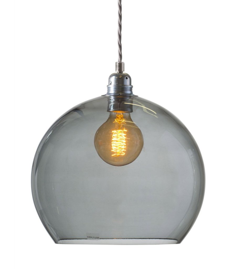 Rowan glass pendant 28cm (savustettu)