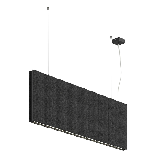 Arcchio Faoma LED-riippuvalaisin, harmaa
