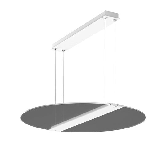 RZB Twindot S Round-LED-riippuvalo DALI Ø645mm 830