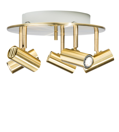 Cato 5 rund LED (Brass / Kulta)