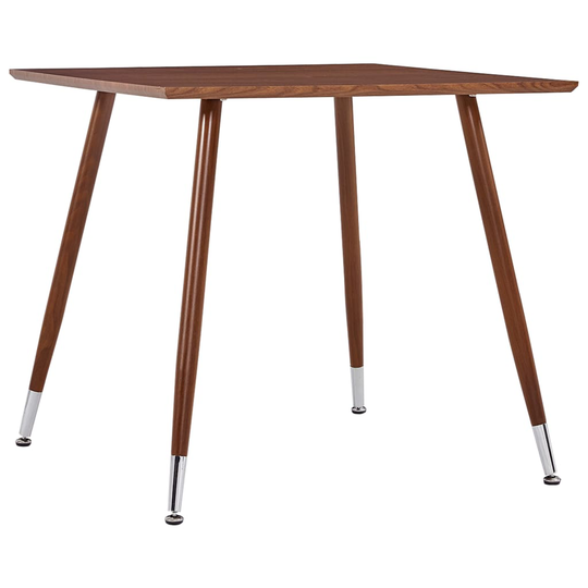 vidaXL Ruokapöytä ruskea 80,5x80,5x73 cm MDF