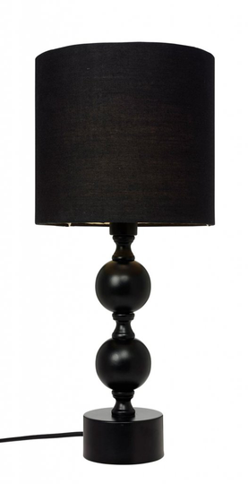 Pump table lamp (musta)