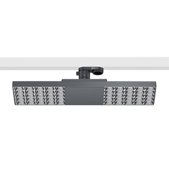 ERCO Jilly 230V 15W oval wide 840 musta/hopea