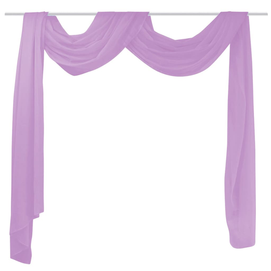 vidaXL Voileeverhot 140x600 cm liila