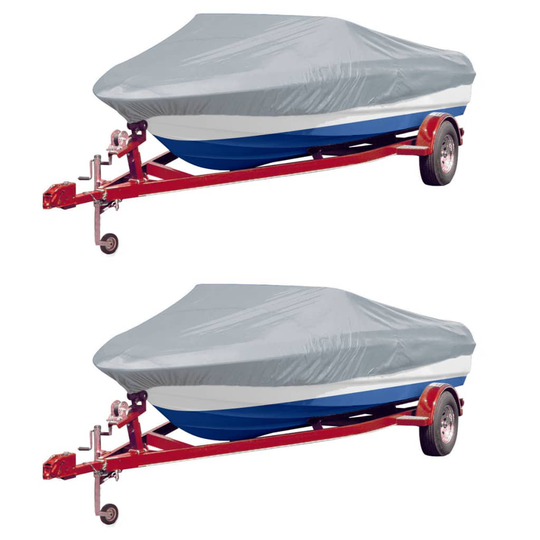 vidaXL Veneensuojat 2 kpl harmaa pituus 427-488 cm leveys 173 cm