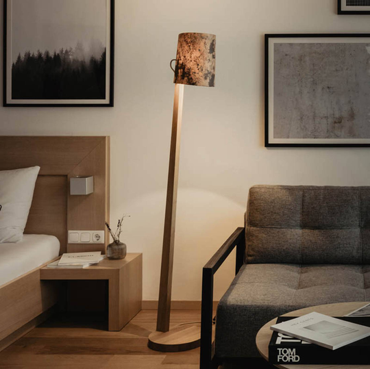 ALMUT 1411 -lattiavalo, lieriö Ø 30 cm, kivi
