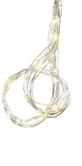 Dew drop bukettljusslinga 720L (Kirkas / läpinäkyvä)