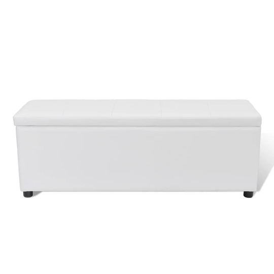vidaXL Varastopenkki valkoinen 118 x 44 x 44 cm