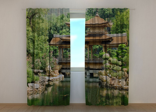 Puolipimentävä verho ALCOVE IN THE PARK 240x220 cm