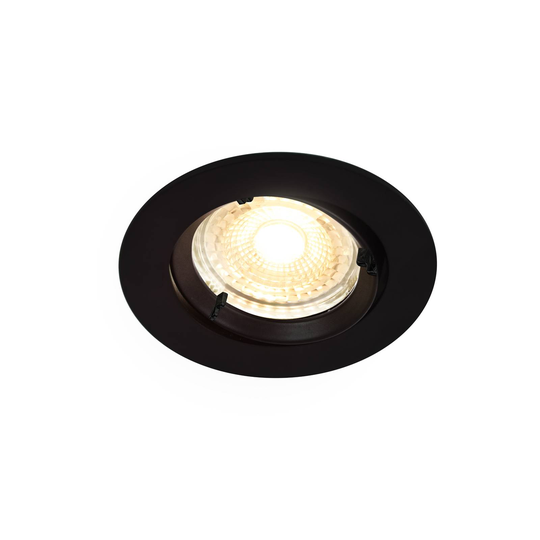Carina Smart -LED-uppovalo 3 kpl, pyöreä, musta