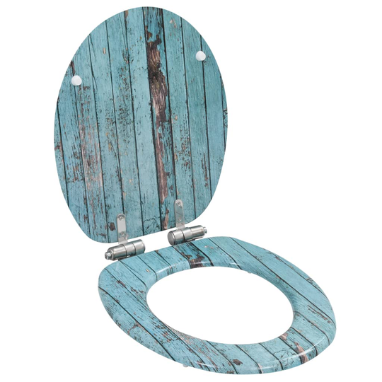 vidaXL WC-istuin soft close kannella MDF lautakuosi