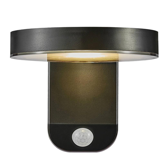 Rica Round Facade Lighting (Musta)