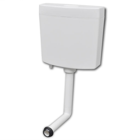 vidaXL WC vesisäiliö 3/6 L Valkoinen