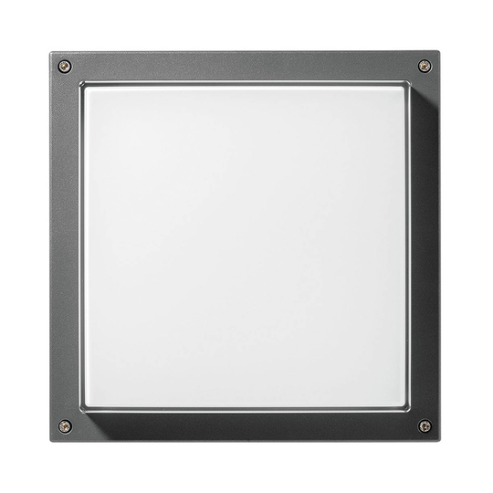LED-seinävalo Bliz Square 40, 3 000K, antrasiitti