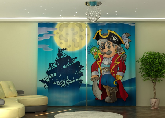 Puolipimentävä verho Pirate 290x245 cm