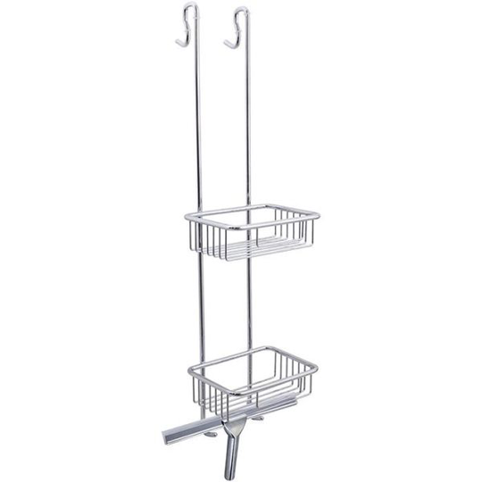 Arrow Premium Suihkuhylly kromi, 2 tasoa