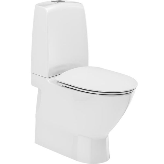 Ifö Spira Art 624009311 WC-istuin kovalla kannella, soft close, liimattava