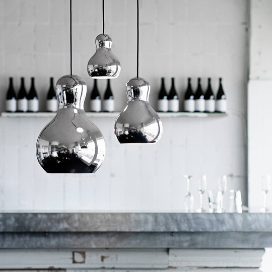 FRITZ HANSEN Calabash P2 -riippuvalaisin, hopea