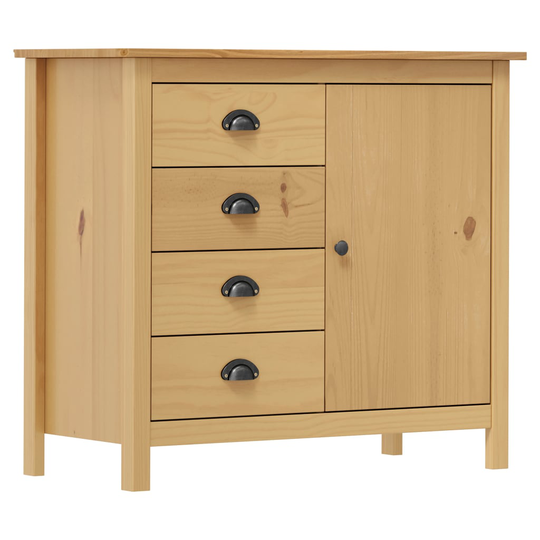 vidaXL Lipasto Hill Range hunajanruskea 91x40x80 cm täysi mänty