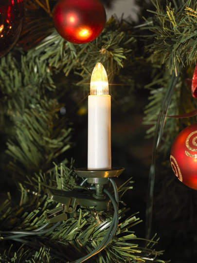 Julgransbelysning LED inomhus 16lj (vihreä)