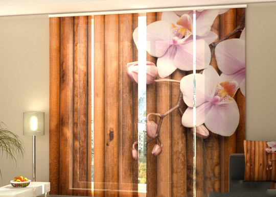 Läpinäkyvä paneeliverho Dry Bamboo 240x240 cm