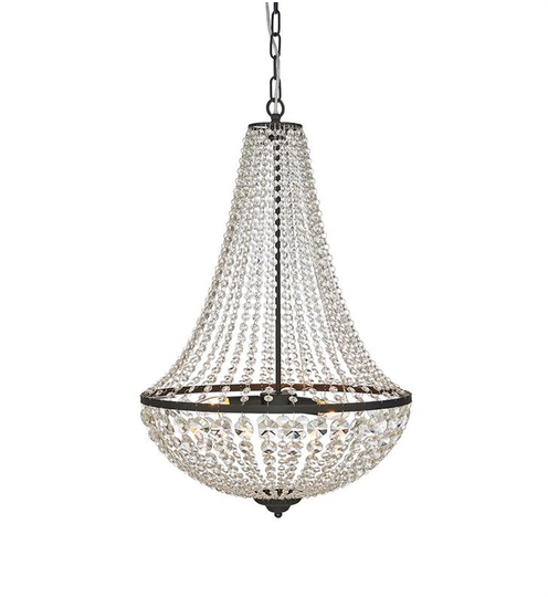 Gränsö chandelier 50cm (musta)